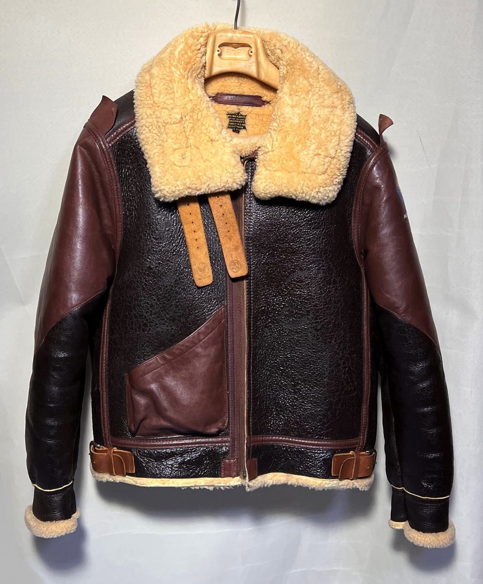 EASTMAN LEATHER CLOTHING 大戦 B-3 ムートン フライト ジャケット 36