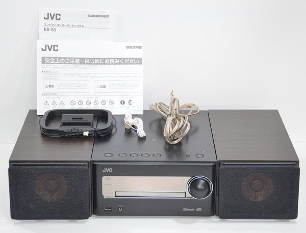 ☆美品！JVC EX-S55 コンパクトコンポーネントシステム ブラック 2017
