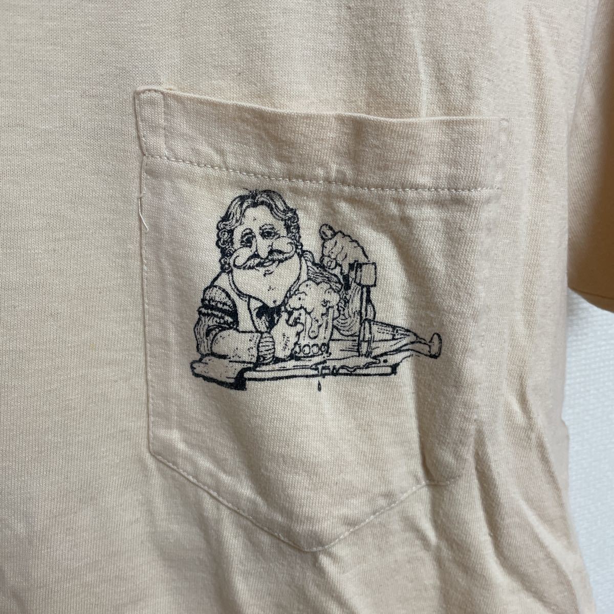 70s ヴィンテージ HANG TEN オールドサーフ ポケット付きTシャツ 70s ヴィンテージ HANG TEN オールドサーフ ポケット付きTシャツ