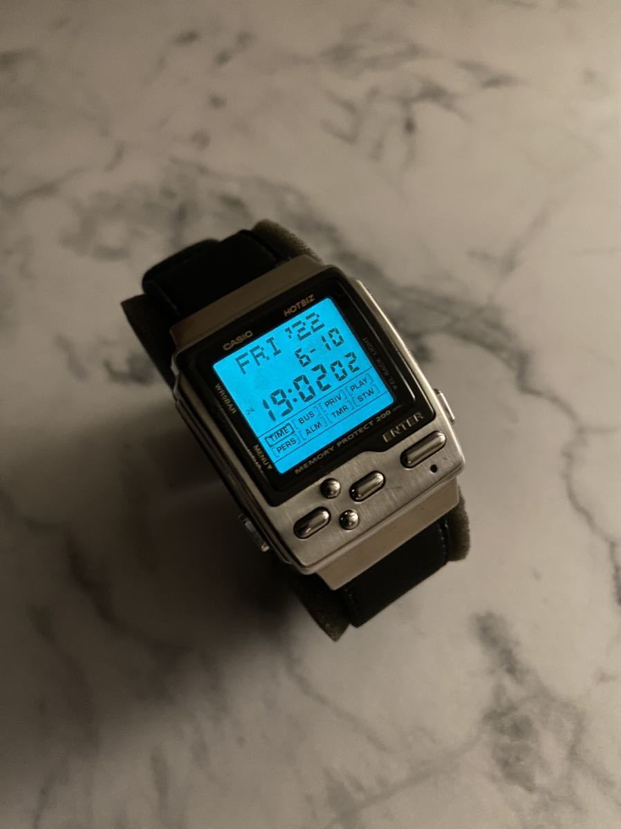 ★希少!90's Vintage ★【送料無料】CASIO DATABANK HOTBIZ DB-2000 新品電池 データバンク ホットビズ 十字キー ヴィンテージカシオ!!