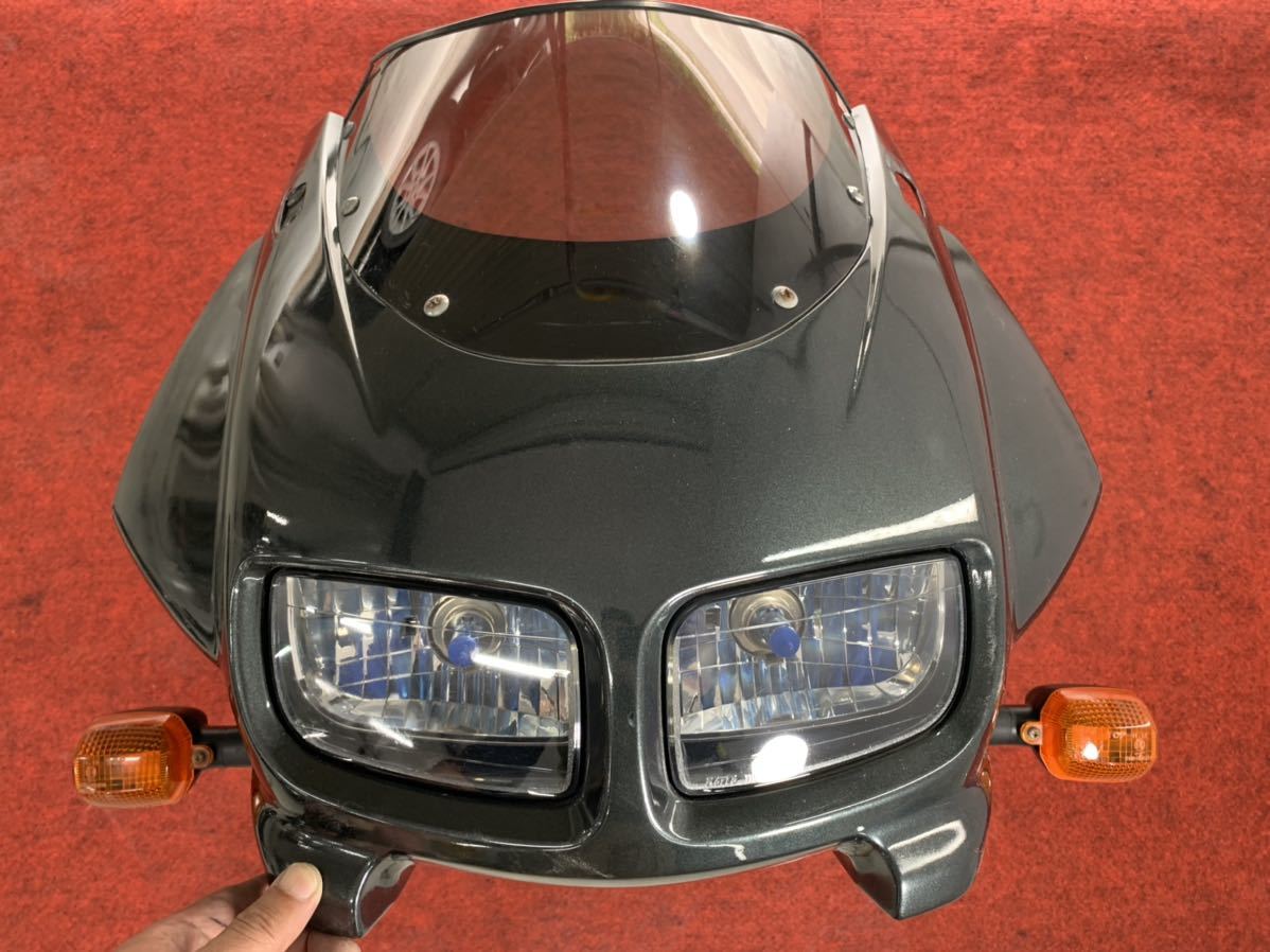 ヤマハ FZ400 純正 アッパーカウル ヘッドライト ウインカー YAMAHA 4YR フロントカウル スクリーン (検)2TK FZ400R 46X FZR250R 400RR