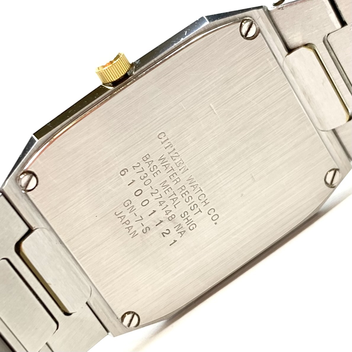 ▽CITIZEN シチズン 2730-274148 EXCEED エクシード クォーツ QZ メンズ 腕時計 スクエア ゴールド シルバー 稼働品 の商品詳細 | JDirectItems Auction | One Map by FROM JAPAN ▽CITIZEN シチズン 2730-274148 EXCEED エクシード クォーツ QZ メンズ 腕時計 スクエア ゴールド シルバー 稼働品 の商品詳細 | JDirectItems Auction | One Map by FROM JAPAN