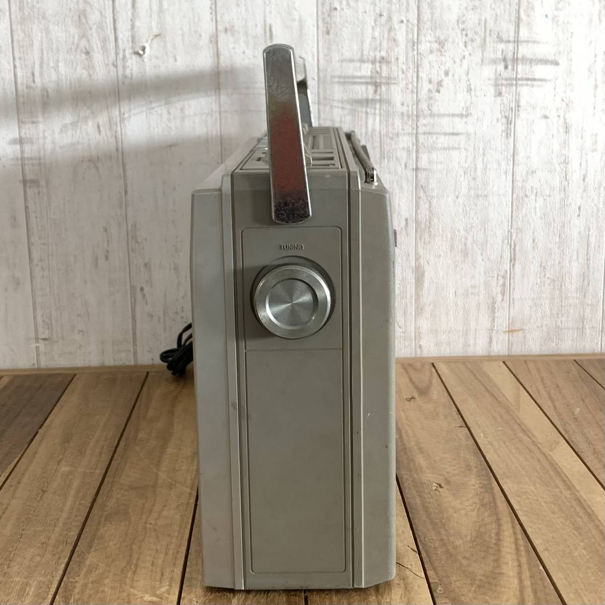 ▼【通電OK】National ナショナル RX-5100 ラジカセ ラジオカセット ラジオ オーディオ機器 グレーの画像5