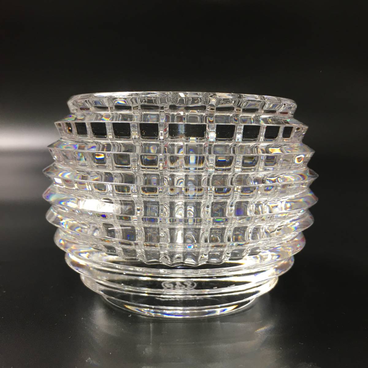 ☆C06240/Baccarat バカラ/キャンドルホルダー/アイ/クリスタルガラス