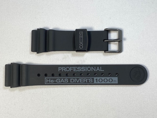R01X013M9 SEIKO Prospex Professional 22mm original Raver band black 7C46-0AM0 for cat pohs free shipping 