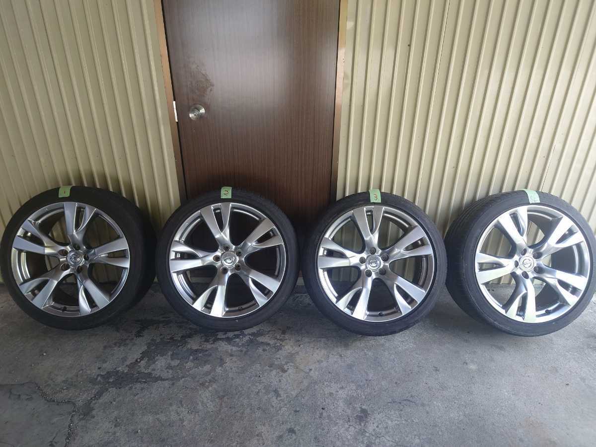程度良好 Y 51 フーガ typeS タイプS ホイール 純正 タイヤ付き 20