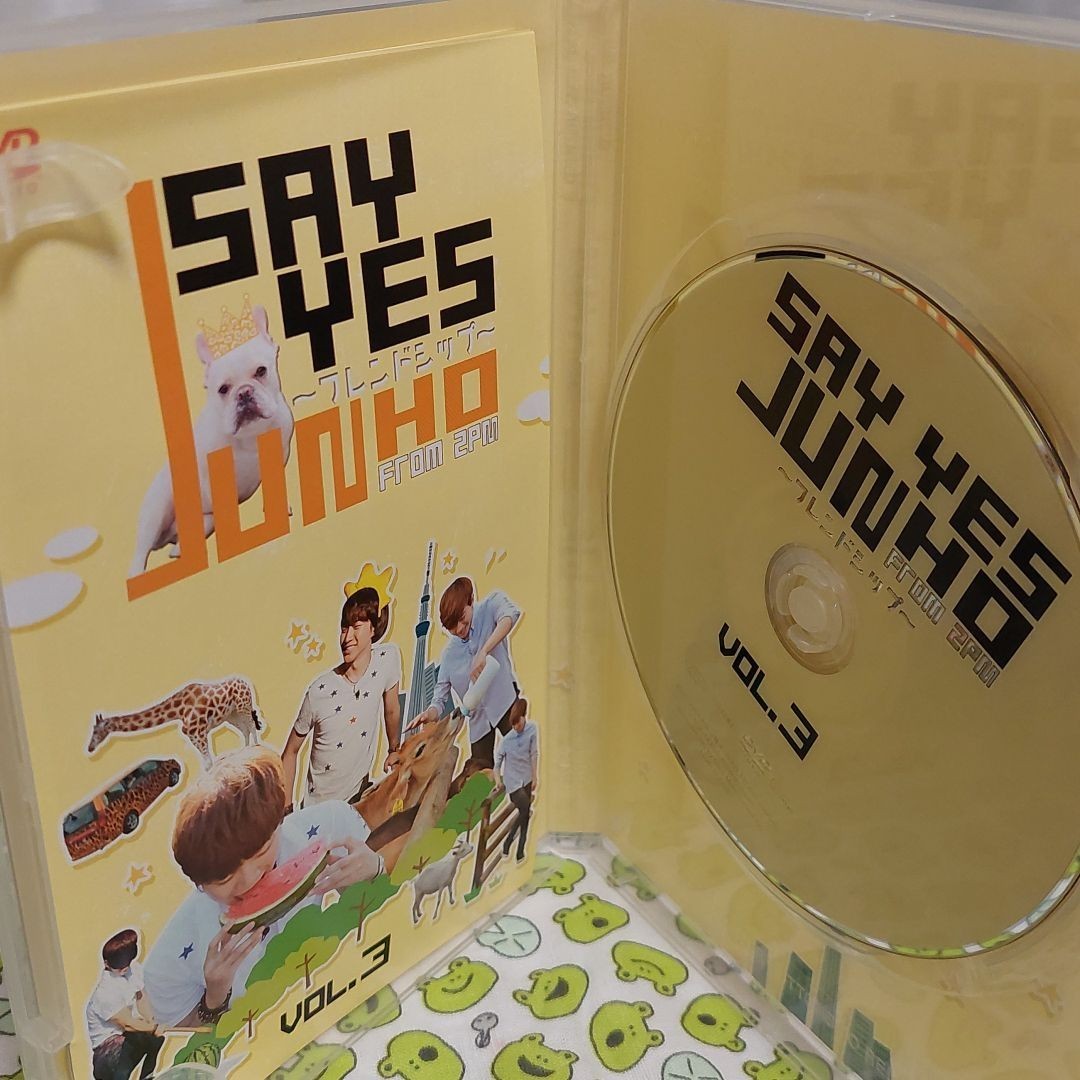 DVD 2PM JUNHO From 2PM SAY YES フレンドシップVol 1．2．３