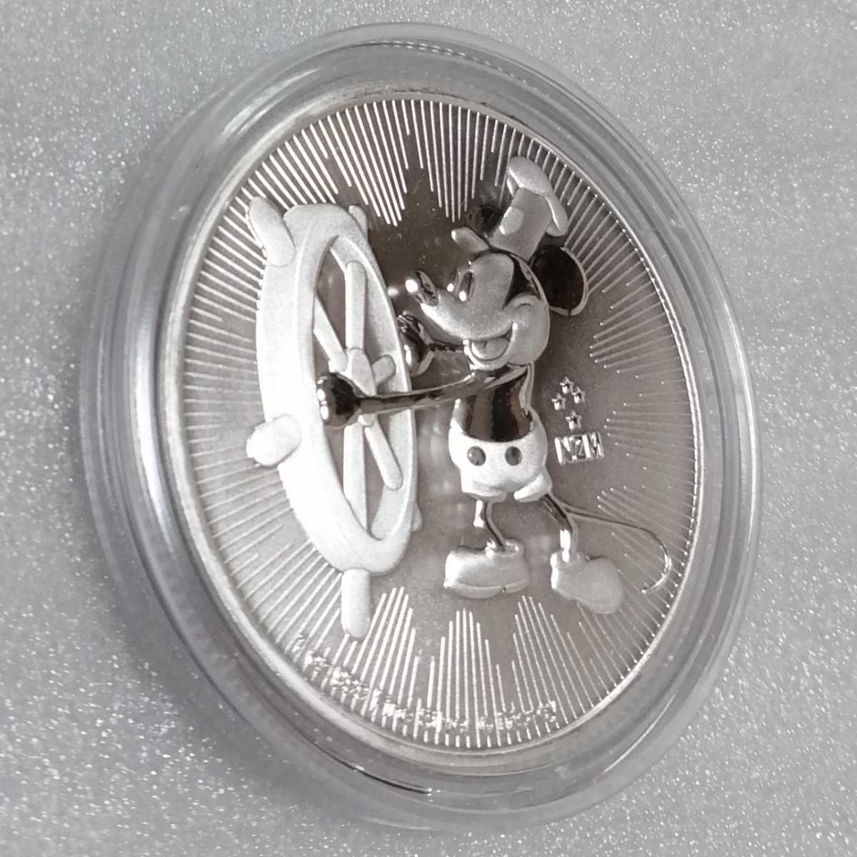 ニウエ ミッキーマウス 蒸気船 ウィリー 銀貨 BU アイテム2