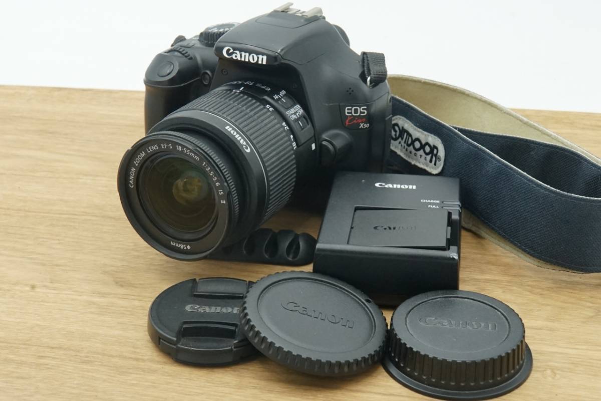 超人気の 9637 良品 18-55 EF-S + X50 Kiss EOS Canon キヤノン