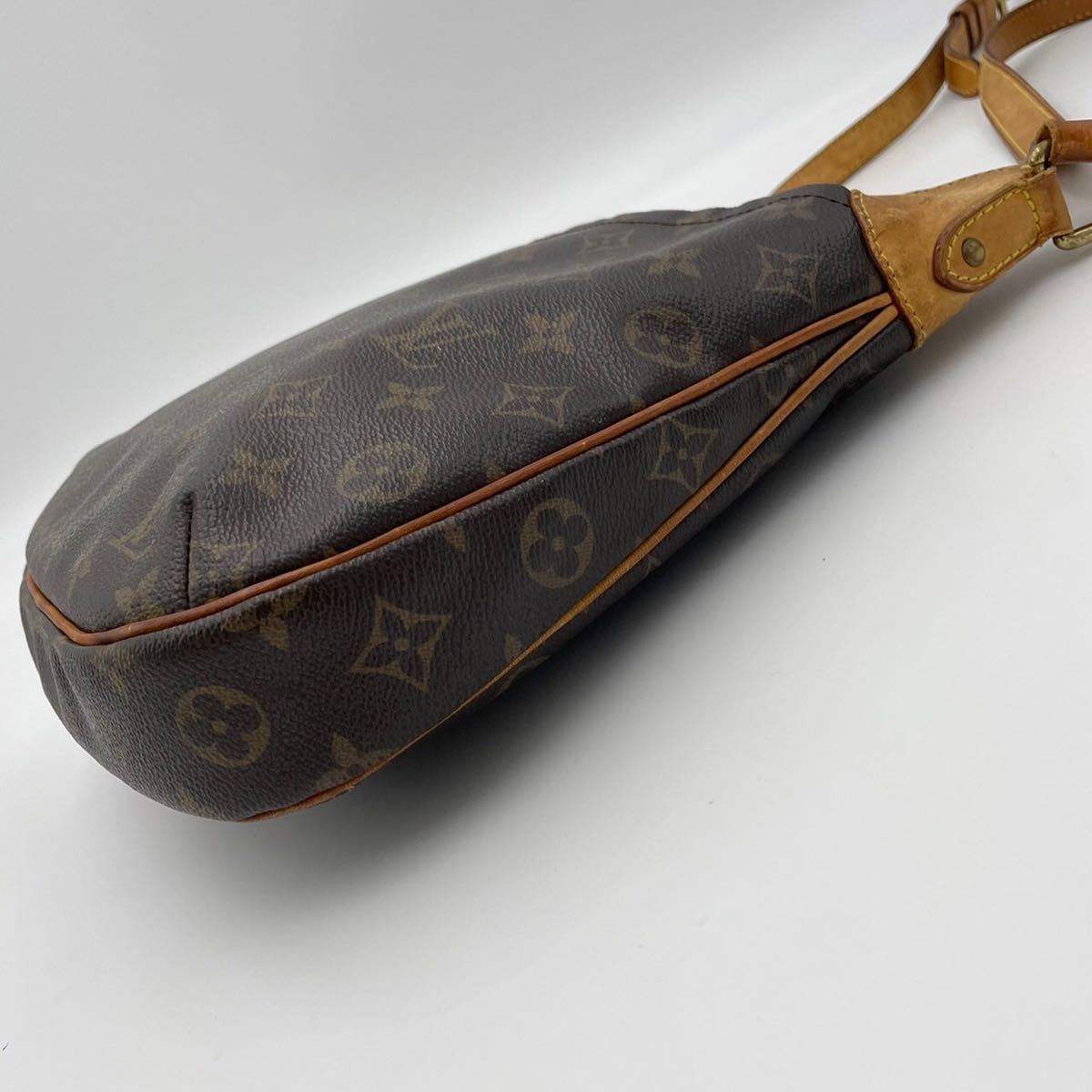 1円【極美品】LOUIS VUITTON ルイヴィトン オデオン ショルダーバッグ メッセンジャーバッグ ポシェット モノグラム ブラウン 斜め掛け_画像4