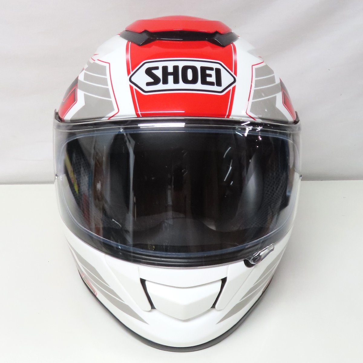 SHOEI ショウエイ GT-Air INERTIA イネルティア フルフェイスヘルメット XLサイズ 中古 バイク オートバイ 二輪 ツーリング バイザー_画像6