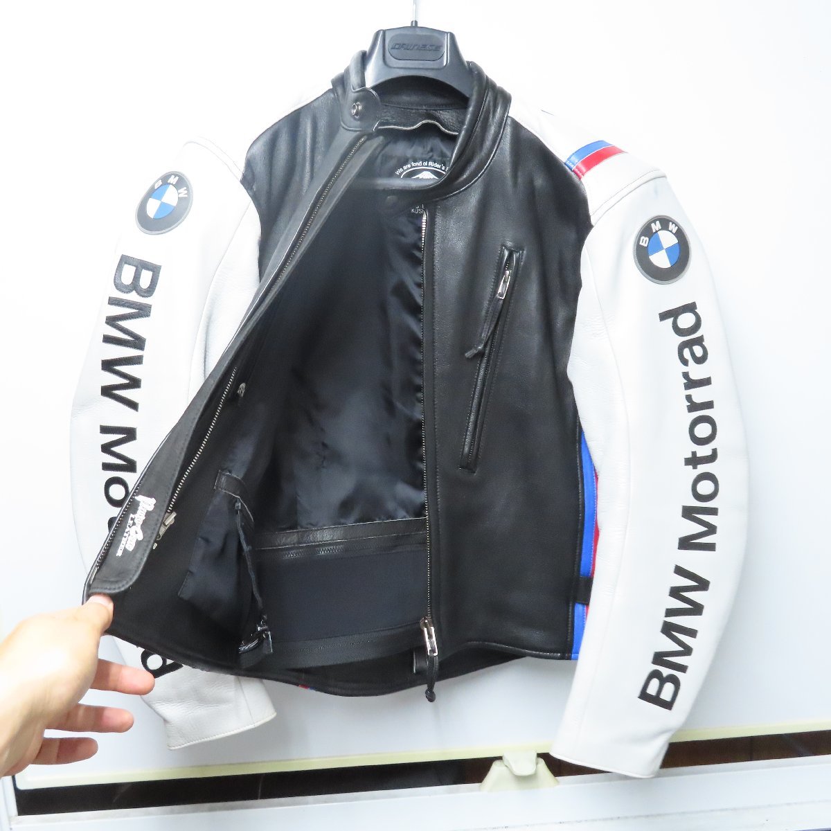 【限定品】【レア】【希少】【中古美品】BMW Motorrad×クシタニ レザージャケット Mサイズ メンズ ウェア バイク 二輪 ツーリング_画像2