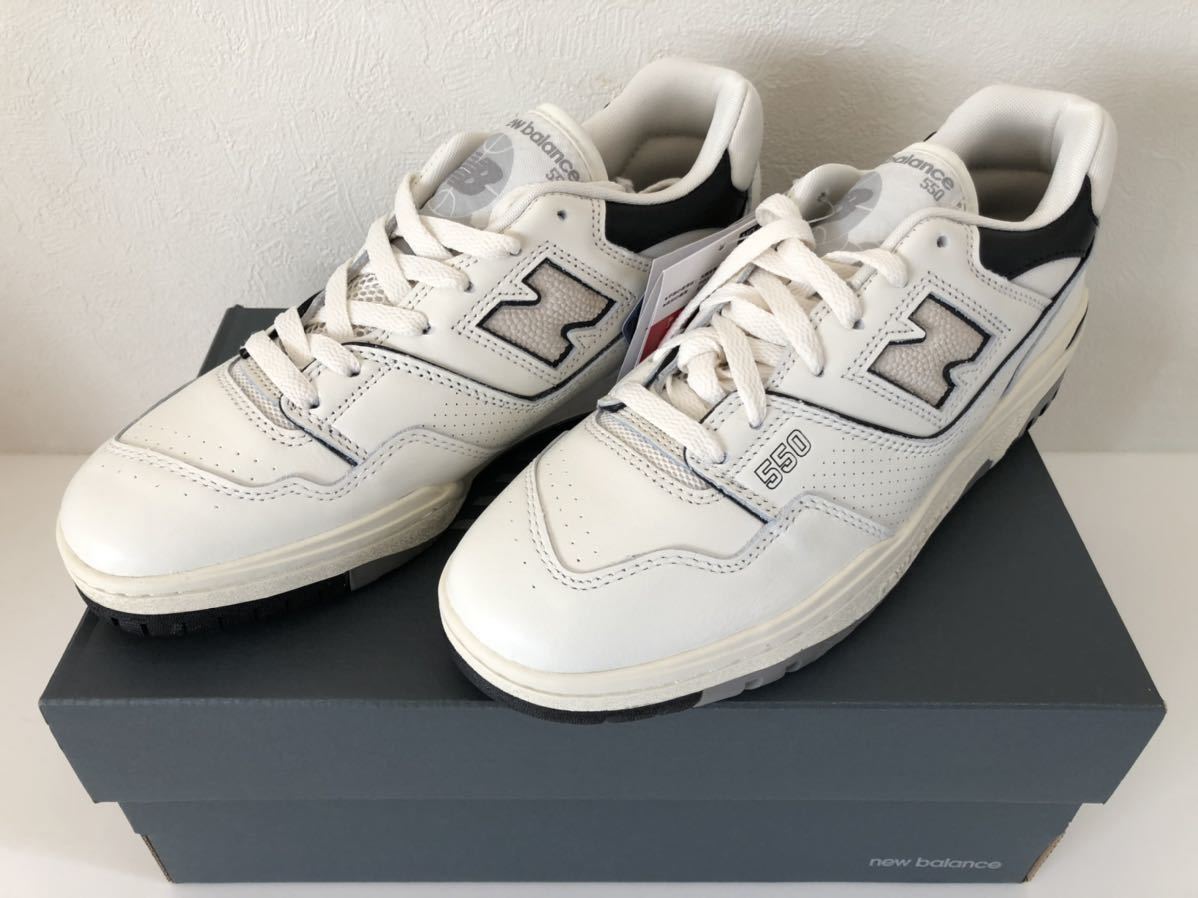 送料関税無料】 新品 ニューバランス New Balance BB550 ホワイト 27.5