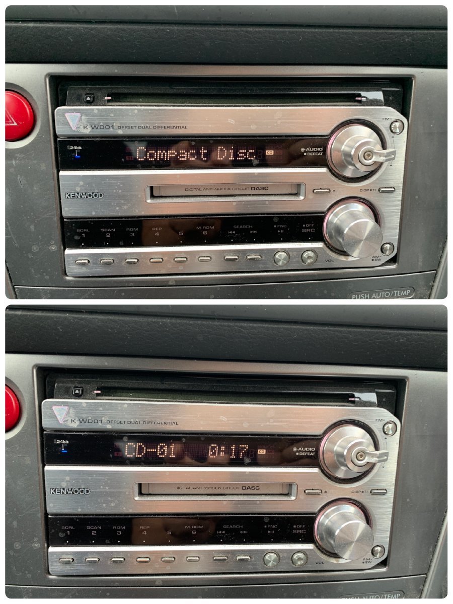 ません ヤフオク! K-WD01 CD MDデッキ 外部入... - KENWOOD ケンウッド