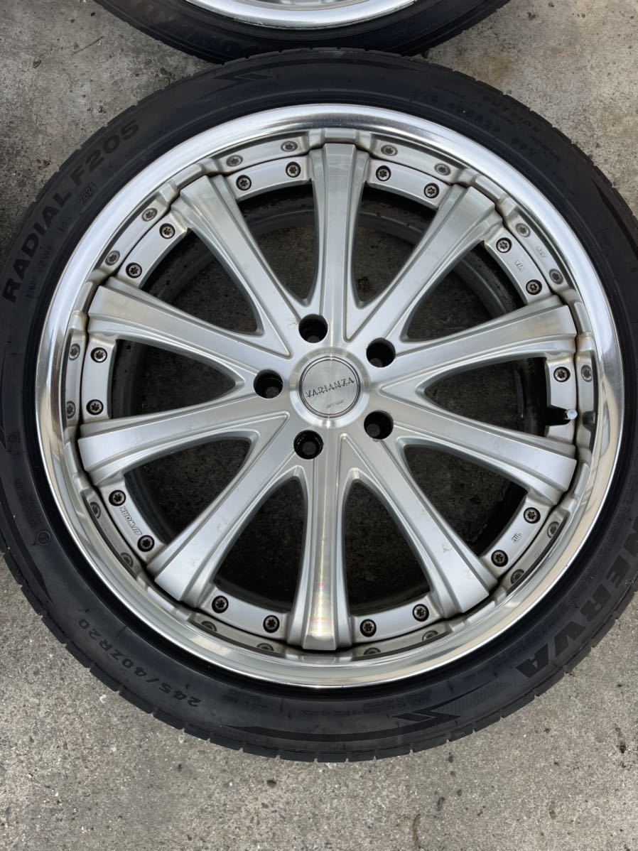 ワーク WORK Varianza 20インチ POTENZA レクサス LS pcd120