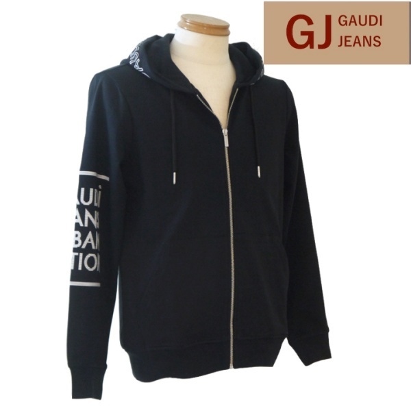 新作SALE ガウディ/GAUDI トラックジャケット 48サイズ 057-黒 www