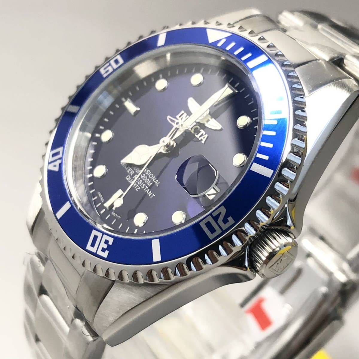 新品】インビクタ/INVICTA プロダイバー☆人気モデル☆ シルバー