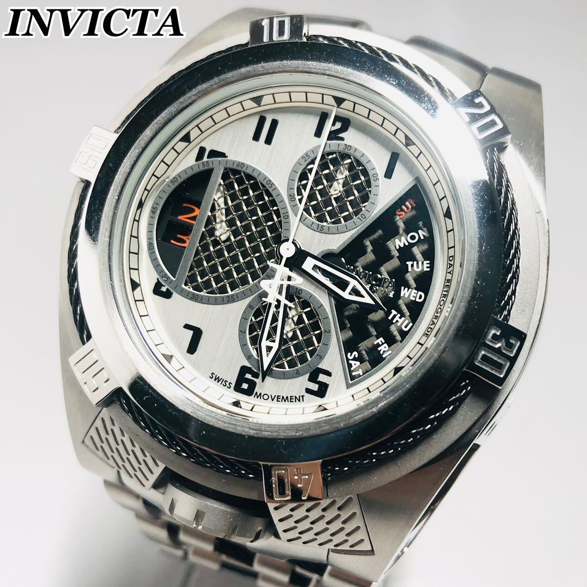名入れ無料】 腕時計 【新品】定価49万円 インビクタ/INVICTA グレー