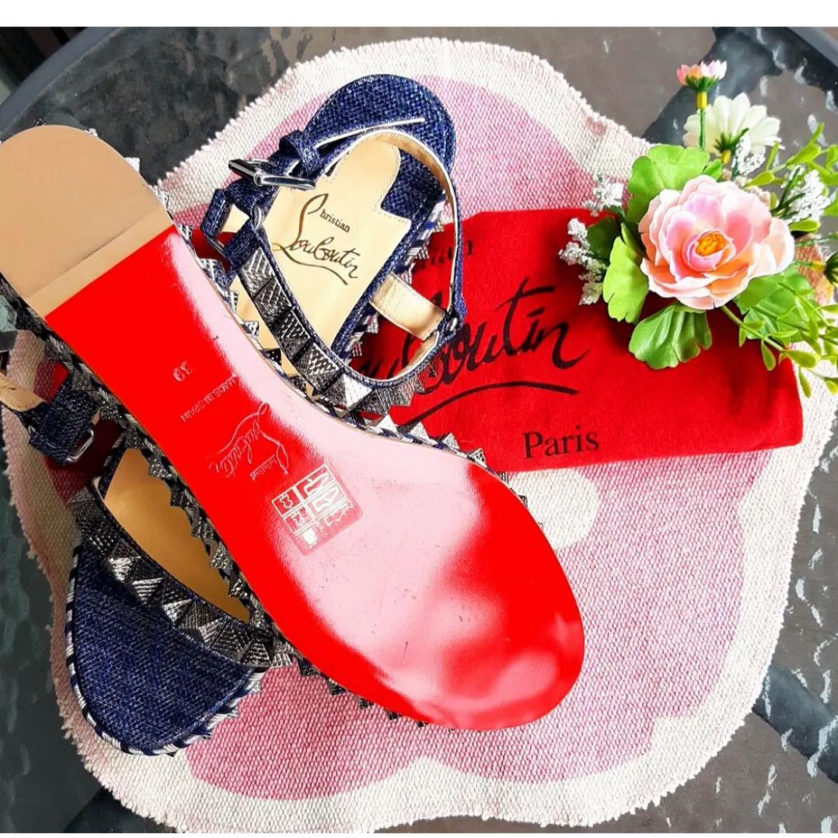 クリスチャンルブタン Christian Louboutin Pyraclou サンダル