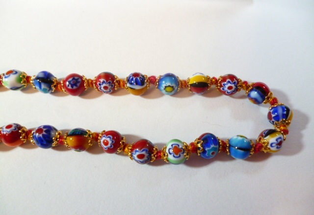 β Venetian murano glass ベネチアングラス ERCOLE MORETTI ネックレス