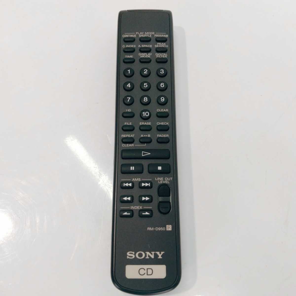 SONY ソニー CDプレーヤー リモコン RM-D950 CDP-XA55ES CDP SONY ソニー CDプレーヤー リモコン RM-D950 CDP-XA55ES CDP