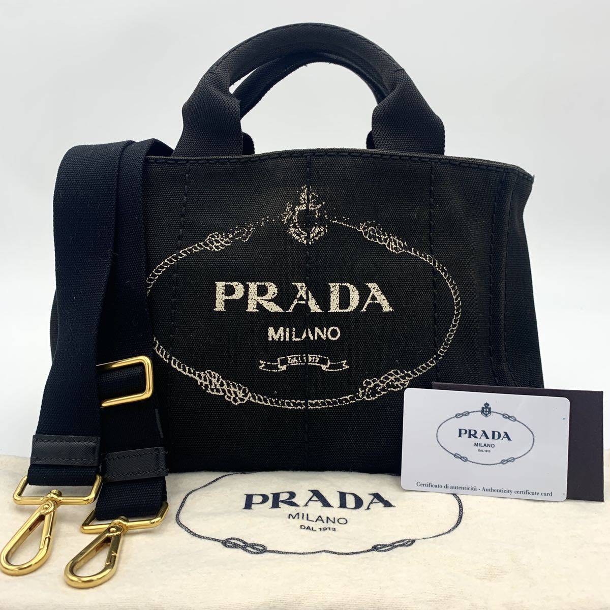 いますが PRADA - 美品 PRADA カナパ S ブラック チェックの通販 by 洋服大好き｜プラダならラクマ ができるよ