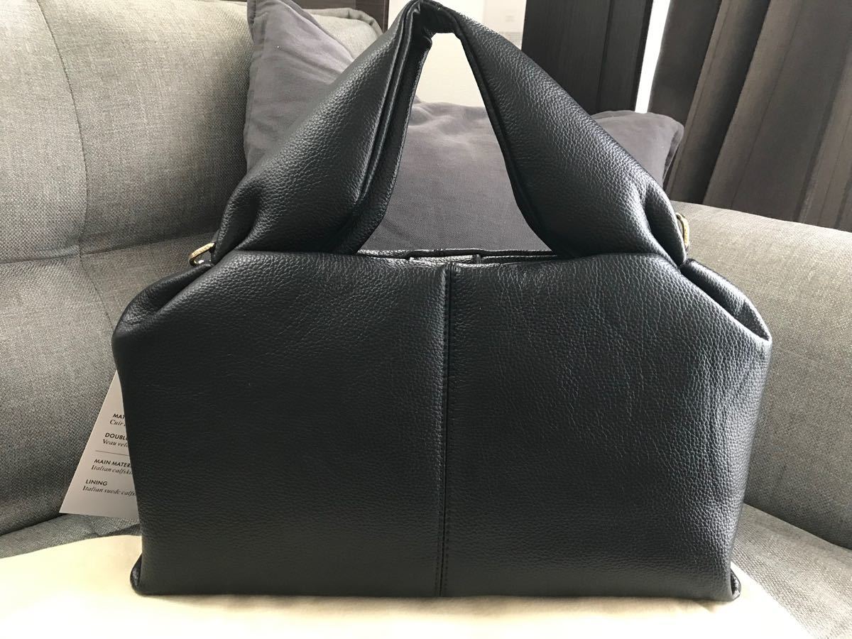 新品 ポレーヌ POLENE 2wayバッグ 黒 ブラック ショルダーバッグ 未