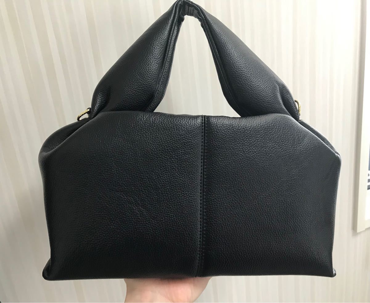 新品 ポレーヌ POLENE 2wayバッグ 黒 ブラック ショルダーバッグ 未
