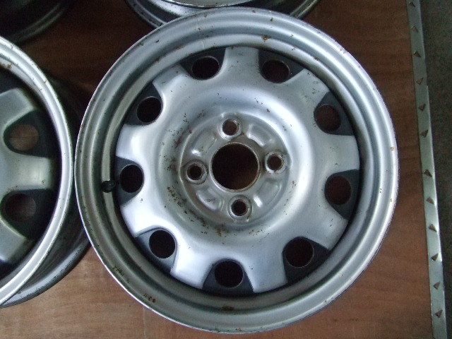 【旧車】ホンダ純正? スチールホイール 鉄ホイール 14x5J PCD100 +40? ハブ径56mm? ワンダーシビック? バラード CR-X? クイントインテグラ?_画像5