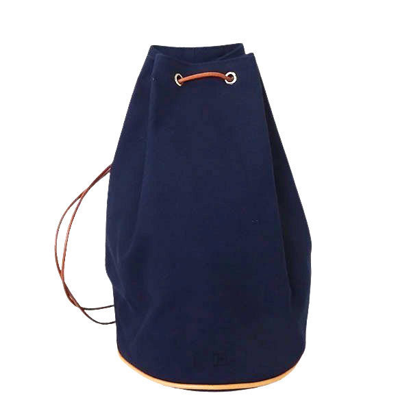 HERMES エルメス】ポロション ミミル ネイビー キャンバス/レザー