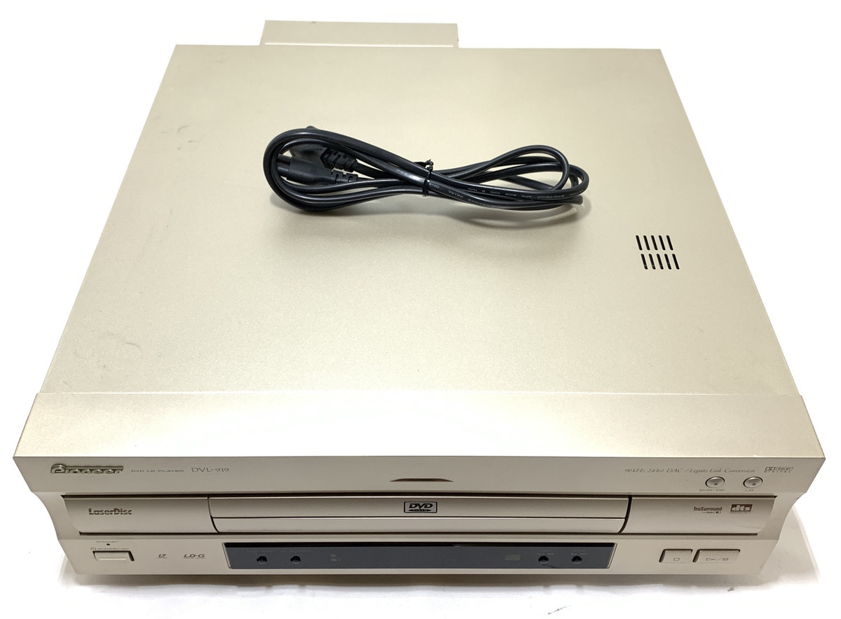 希少品☆動作品】Pioneer パイオニア DVL-919 DVD LD CD レーザー
