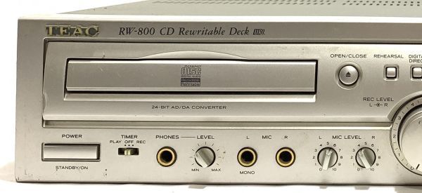 極美品☆希少品】TEAC ティアック RW-800 CD Rewritable Deck UR CD