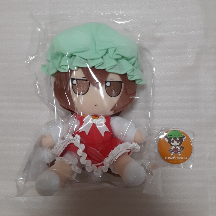 未開封 缶バッジ付属 東方ぬいぐるみシリーズ 39 [橙(ver 1 5 未開封 缶バッジ付属 東方ぬいぐるみシリーズ 39 [橙(ver 1 5