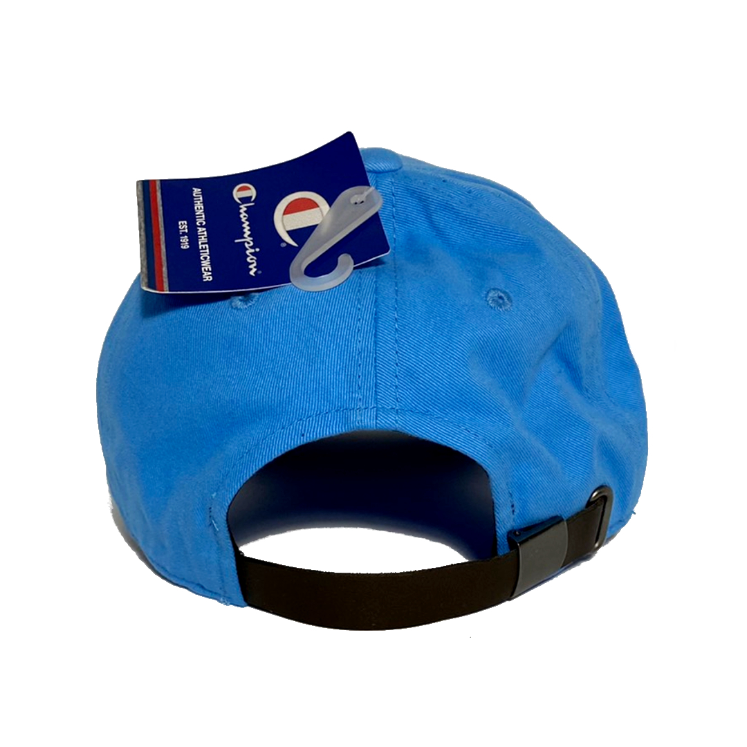 【並行輸入品】Champion キャップ Classic Script Adjustable Hat ライトブルー Light Blue レザーストラップベルト 帽子 水色_画像2