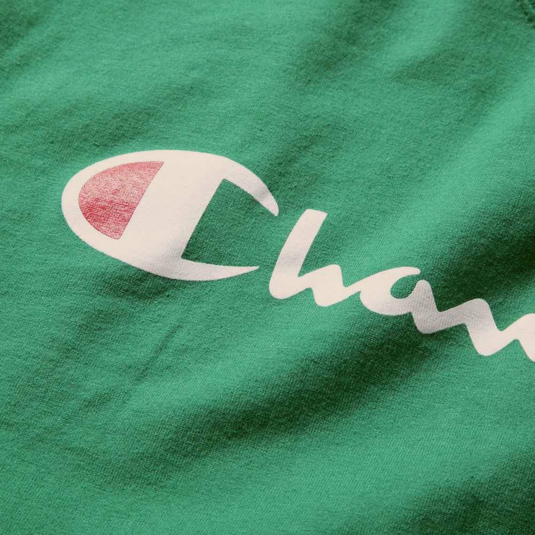 【並行輸入品】Champion ショートスリーブTシャツ サイズL CLASSIC GRAPHIC TEE ケリーグリーン KELLY GREEN 緑 半袖_画像3