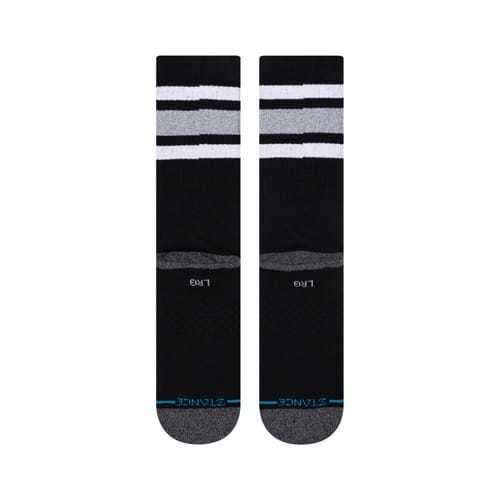 STANCE BOYD ST サイズL BLACK インフィニット クルー ソックス 靴下 黒_画像3