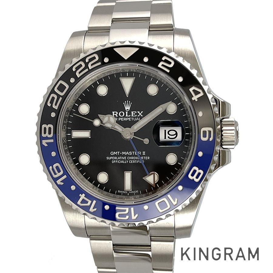 ロレックス GMTマスター2 青×黒ベゼル 116710BLNR メンズ 腕時計 fyd【中古】