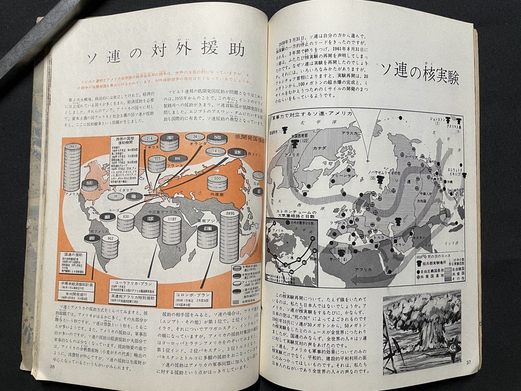 ｊ■□　昭和　書籍　世界の地理　ソビエト連邦　昭和36年12月　山田書院　写真と図解の学習シリーズ/J4_画像6