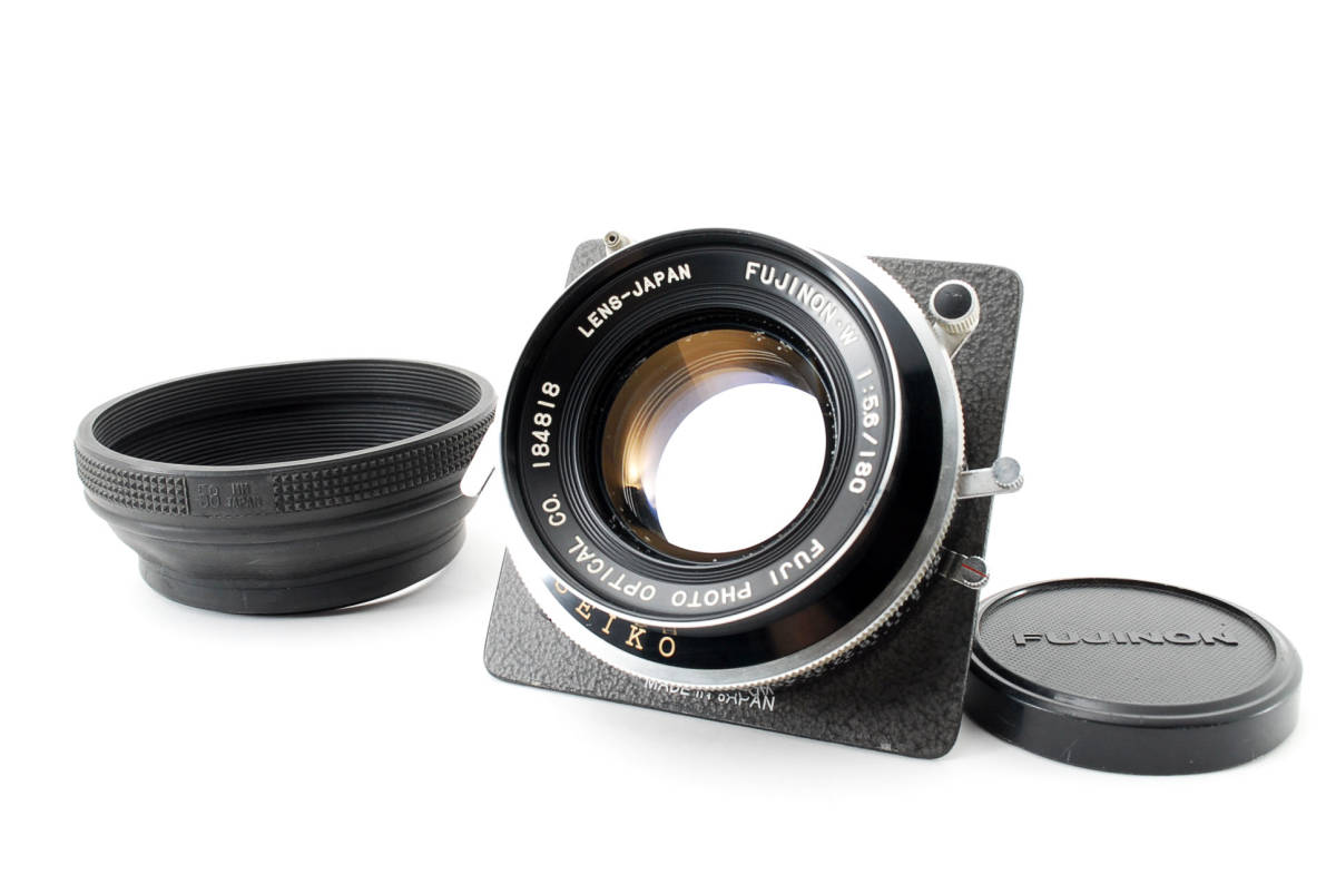 並品*】FUJI Fujifilm Fujinon W 180mm  Large Format Lens Seiko Shutter  富士フイルム 400@qf 