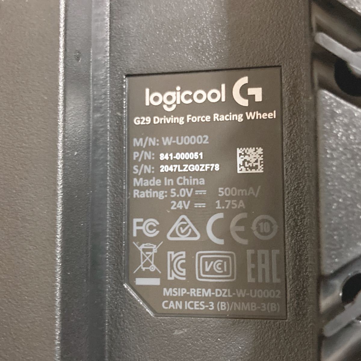 Logicool ロジクール G29 LPRC-1500 シフター付き