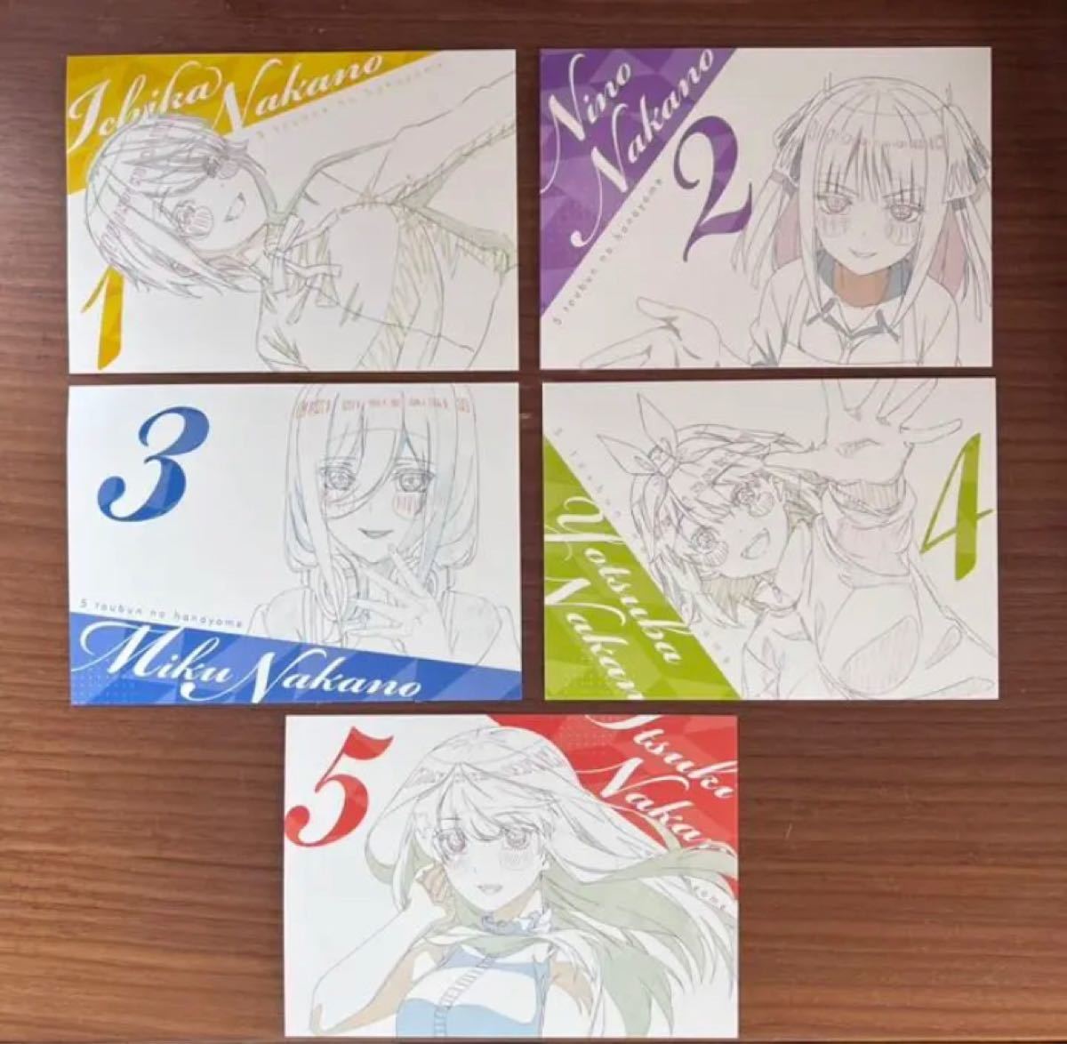 五等分の花嫁 入場者特典 第3弾 複製原画カード コンプリート | befoods.cl