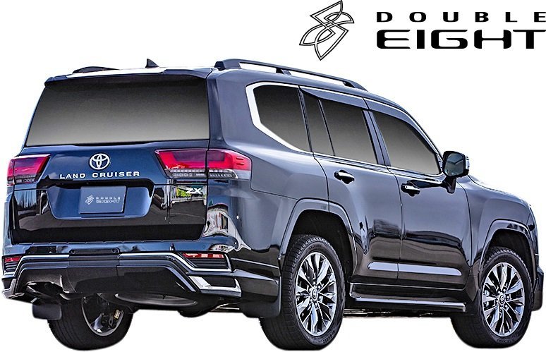 【M's】TOYOTA 300 ランドクルーザー ZX 前期 (2021.08-) DOUBLE EIGHT リヤハーフスポイラー // ランクル ダブルエイト エアロ パーツ_画像4