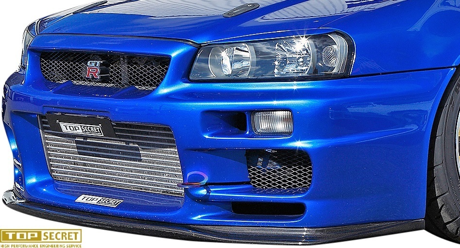 WEB限定カラー 日産スカイラインGTR R34 Side.ver 国産本革長財布