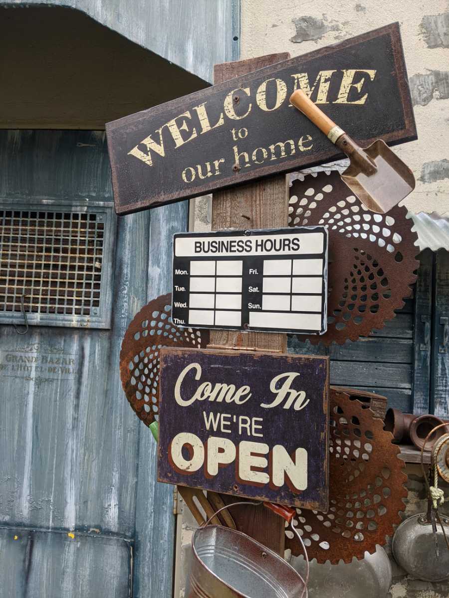 立て看板 オープン&クローズ看板/ウェルカムボード(WELCOME 立て看板 オープン&クローズ看板/ウェルカムボード(WELCOME