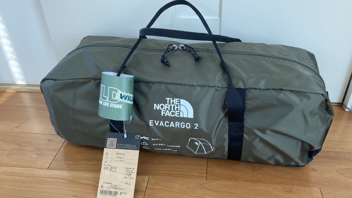 【新品未使用】ノースフェイス エバカーゴ2 ニュートープグリーン THE NORTH FACE Evacargo 2 NV22105 NT