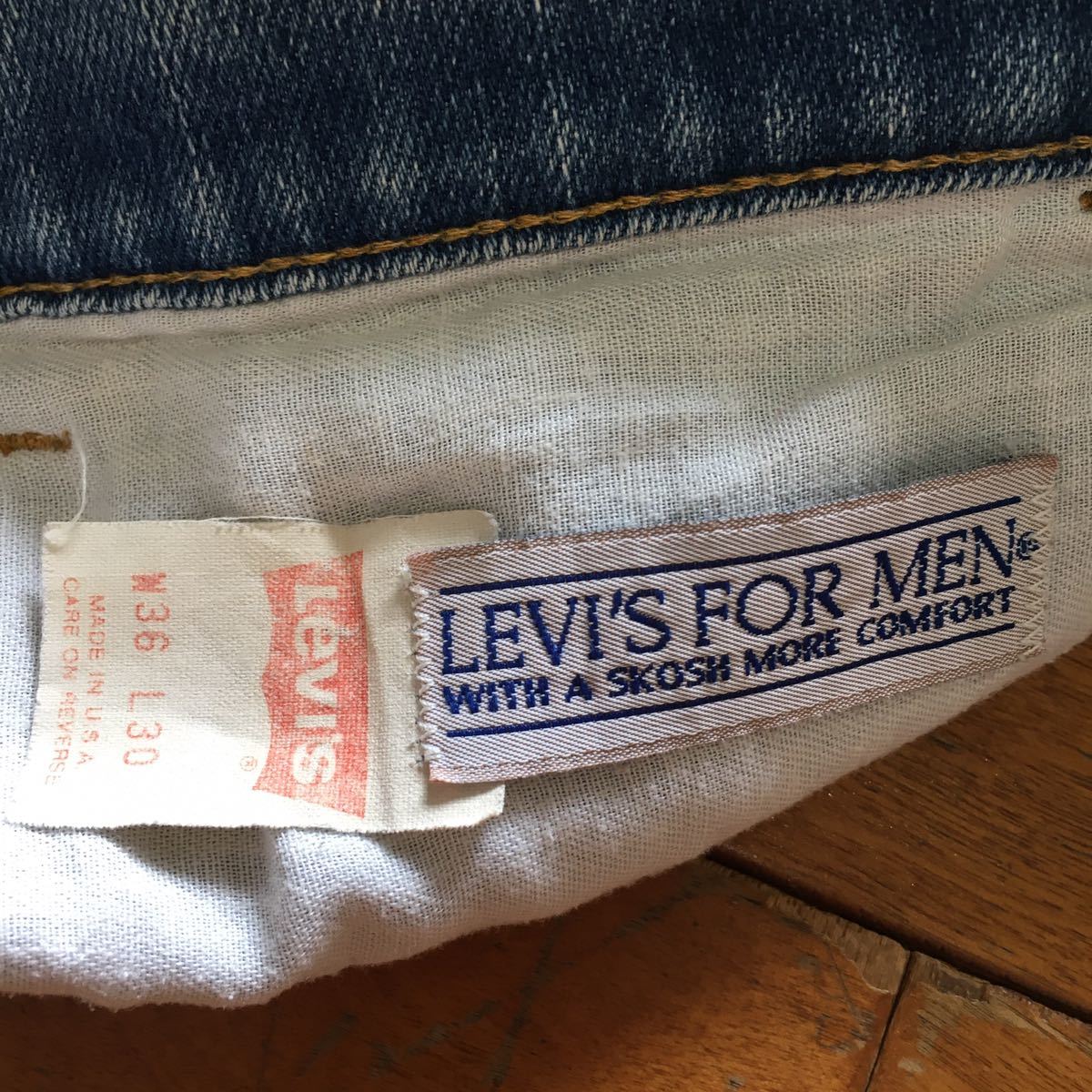 ★ 【 Levi's 】★ 80'sUSA製 カットオフデニムショートパンツ ★サイズ36★P265_画像7