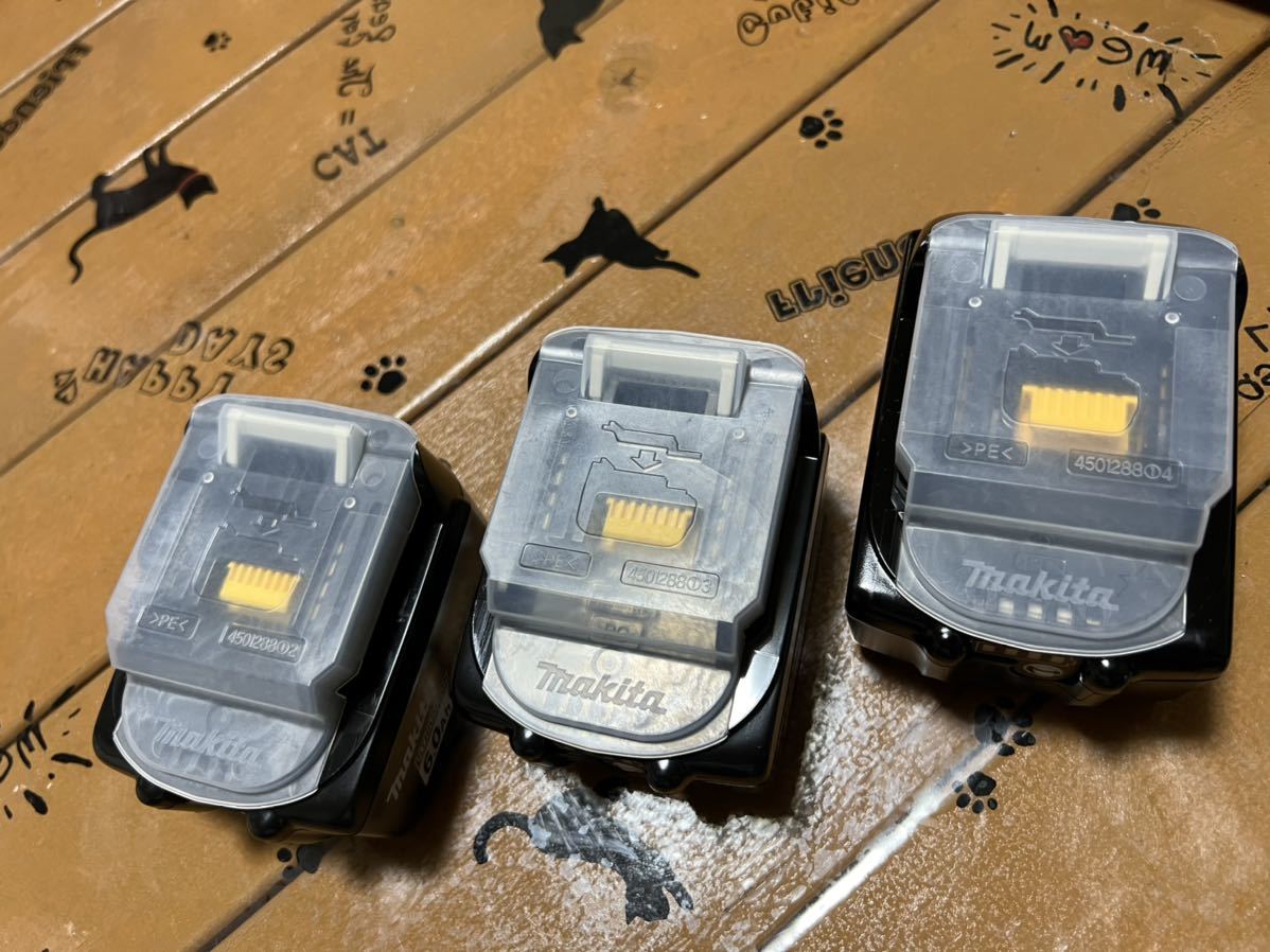 未使用 マキタ リチウムイオンバッテリー BL1460B2個 BL1860B 3個