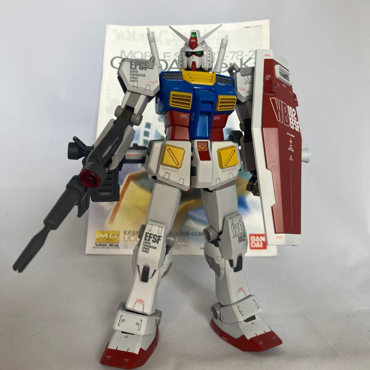 ガンプラ MG 100 RX-78-2 ガンダム 全塗装完成品