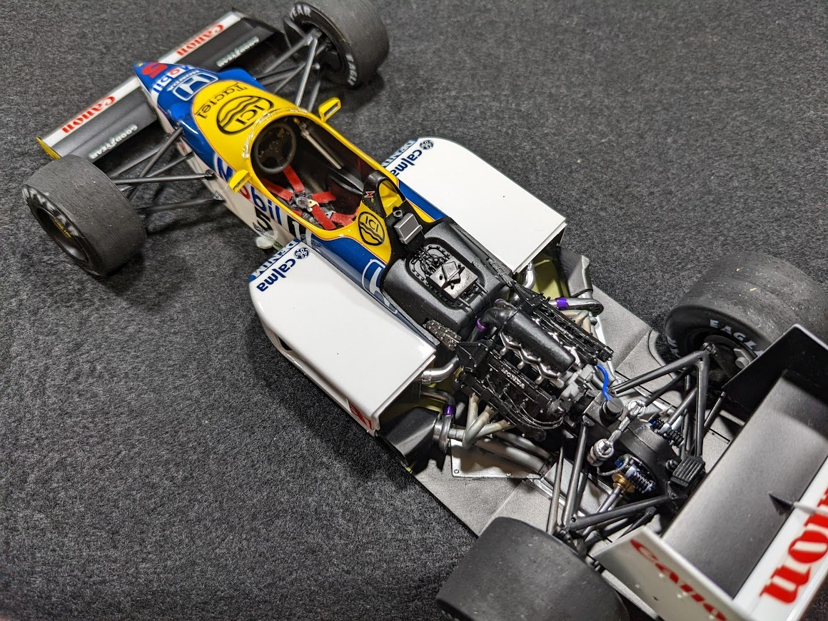 タミヤ製 1/20 【ウィリアムズFW11ホンダF1】 完成品 N.マンセル仕様 タミヤ製 1/20 【ウィリアムズFW11ホンダF1】 完成品 N.マンセル仕様