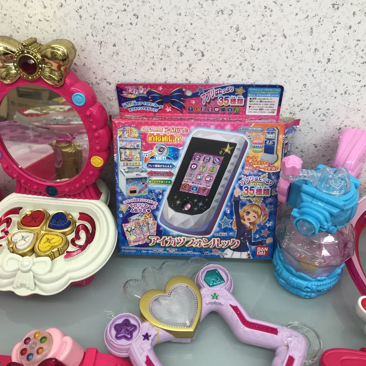 【ジャンク】プリキュア アイカツ 女の子 おもちゃ 大量セット 女児玩具 傷汚れ欠品破損有り 動作未確認 100サイズ_画像3